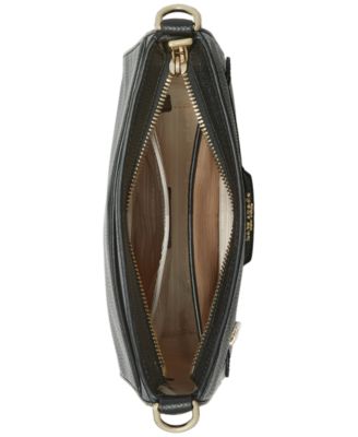 Hudson Small Pebbled Leather Messenger Crossbody