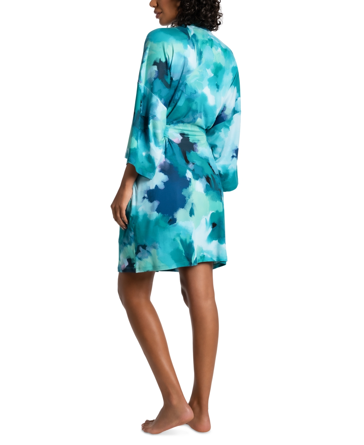 Linea Donatella Women's Clement Printed Wrap Robe