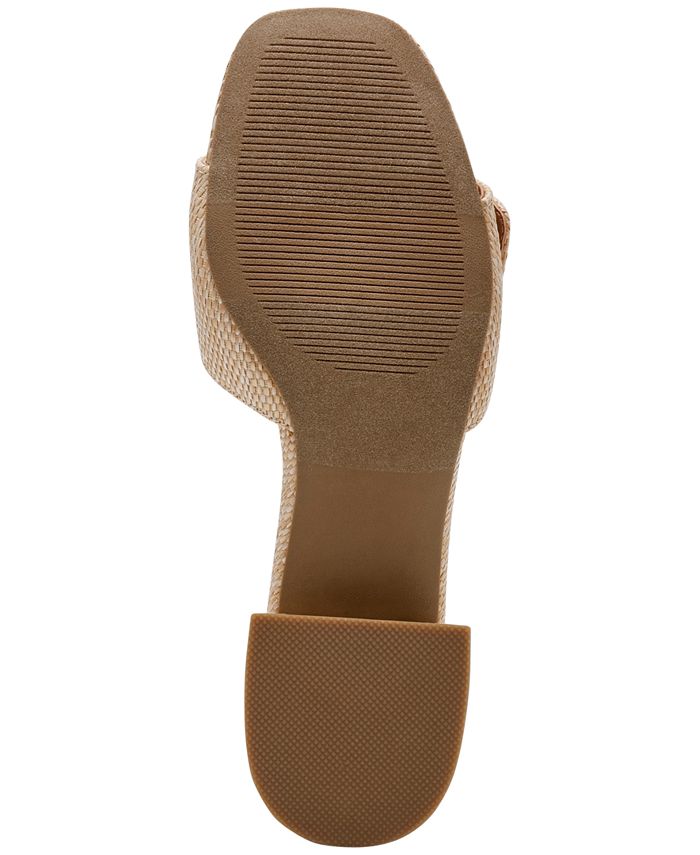DV Dolce Vita Women's Sindra Heeled Mule Sandal - Oversized Braided Design