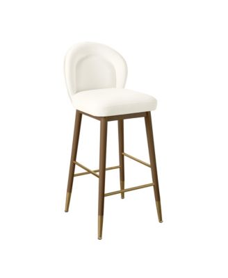 1 Pc. Velvet Counter Stool