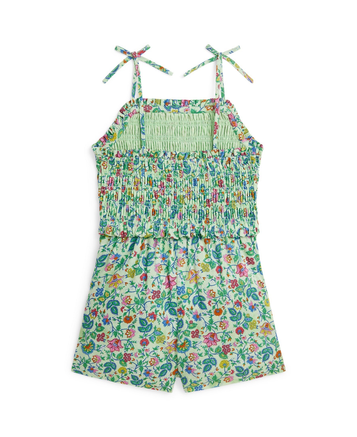 Polo Ralph Lauren Toddler and Little Girls Floral Smocked Cotton Batiste Romper