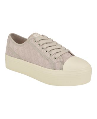 スニーカー   Brinle Lace-Up Casual Platform Sneakers Calvin Klein Women's Brinle Lace-Up Casual Platform Sneakers