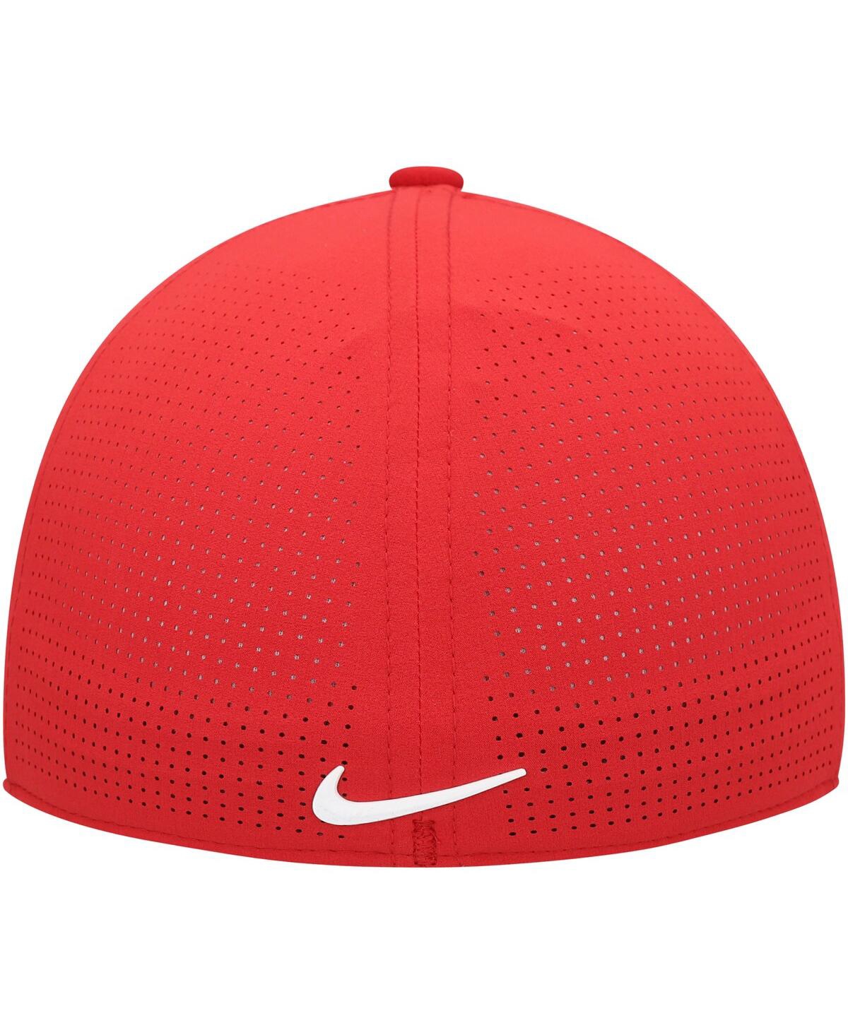 Shop Nike Men's  Golf Red Tiger Woods Heritage86 Performance Flex Hat