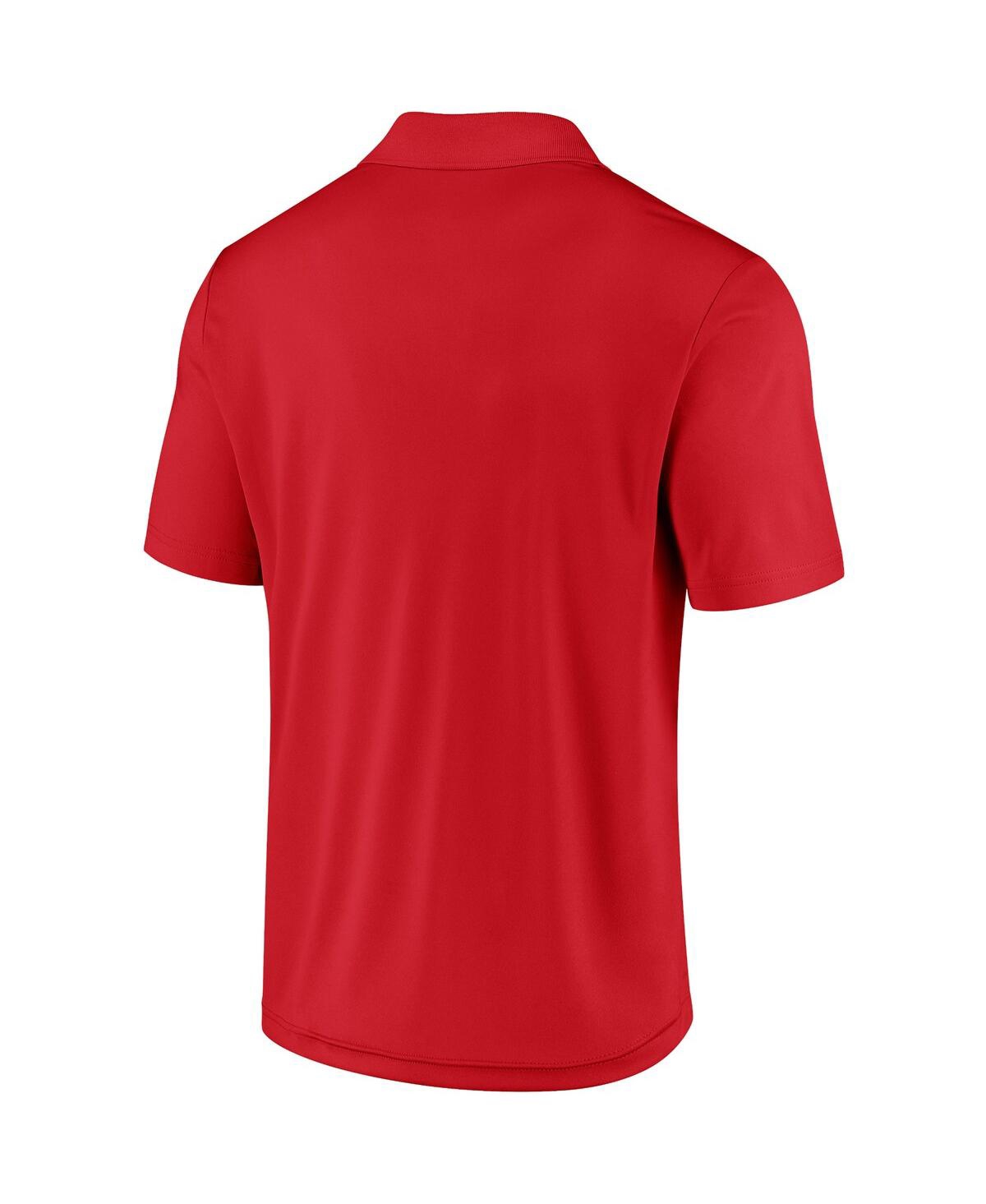 Shop Fanatics Men's  Red Washington Capitals Winning Streak Polo Shirt
