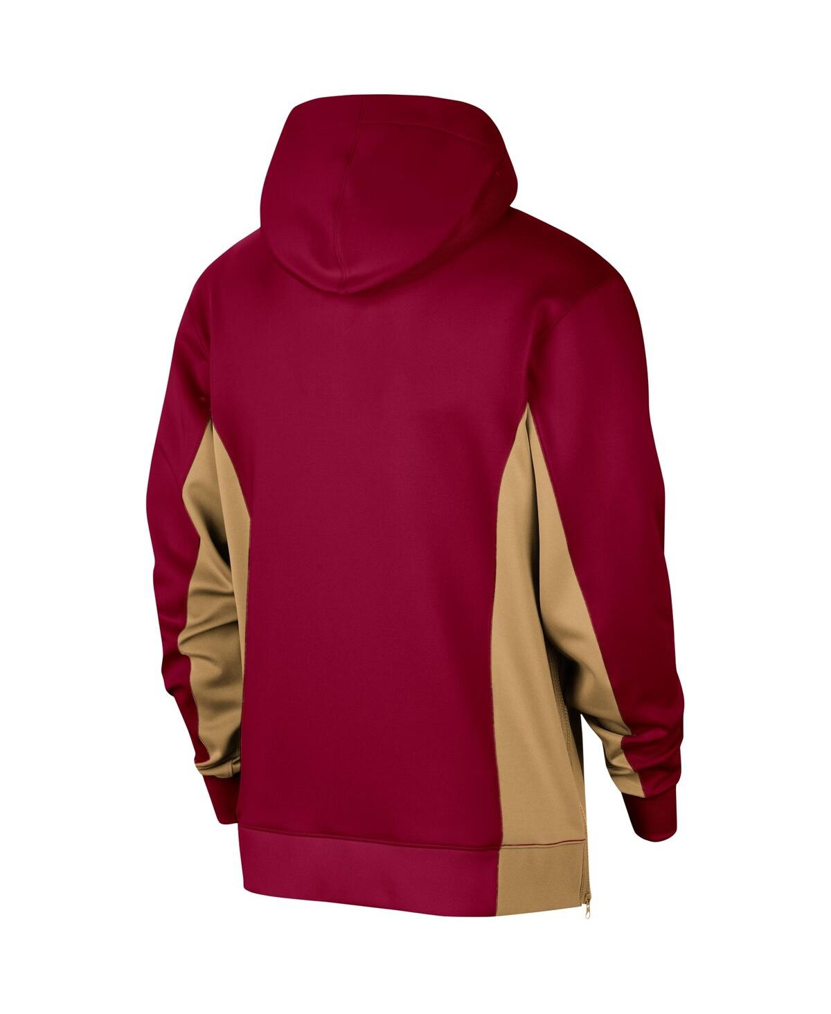 Men's NikeCleveland Cavaliers 2023/24 Authentic Showtime Full-Zip Hoodie - Wine