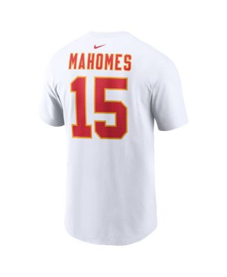 Men's Patrick Mahomes White Kansas City Chiefs Player Name and Number T-shirt
