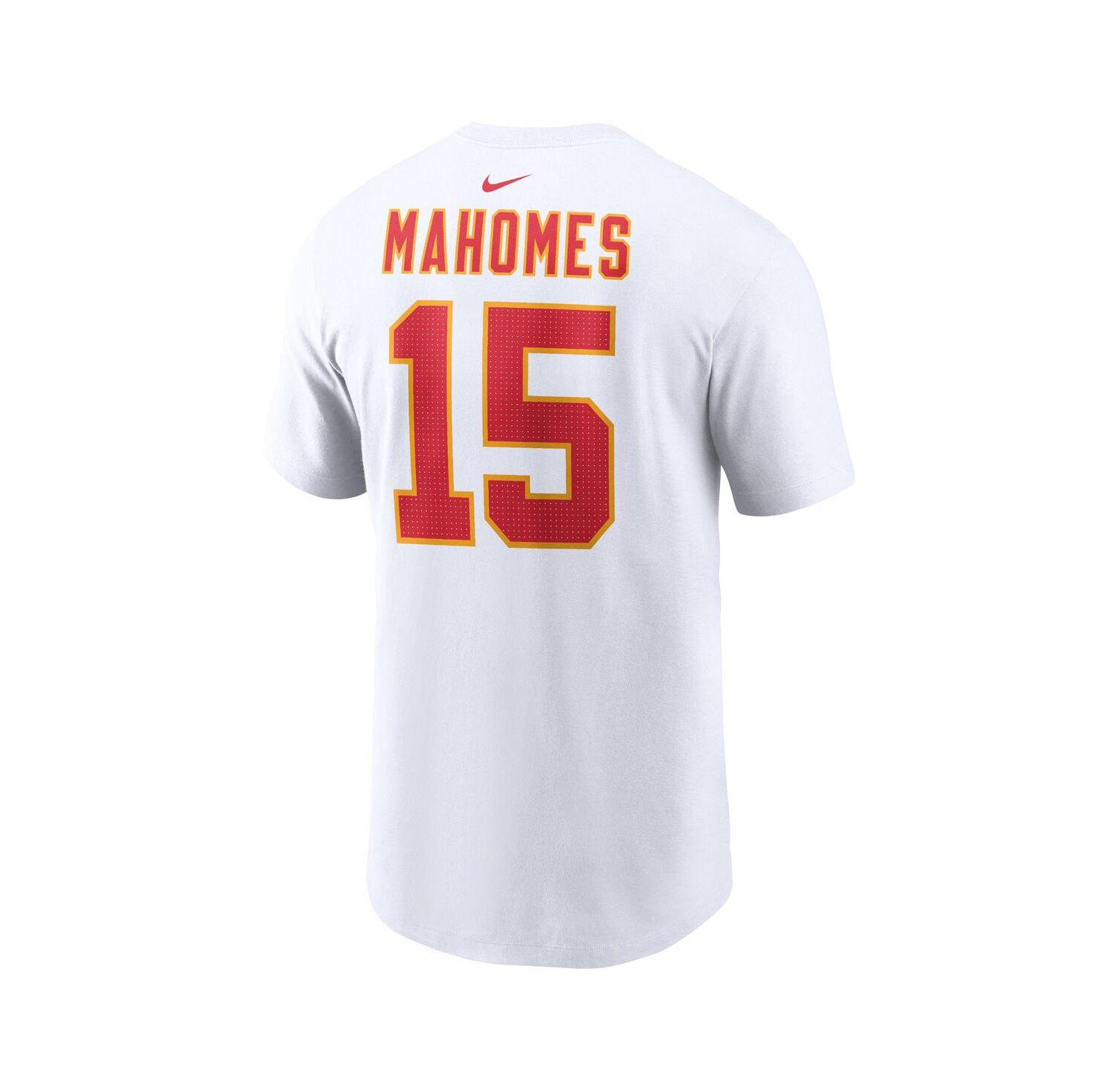 Men's Patrick Mahomes White Kansas City Chiefs Player Name and Number T-shirt