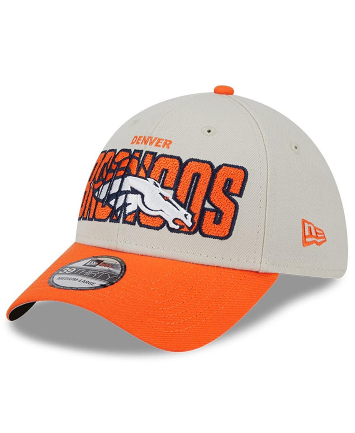 Men's New Era Orange Denver Broncos 2023 Nfl Draft 39THIRTY Flex Hat - Orange