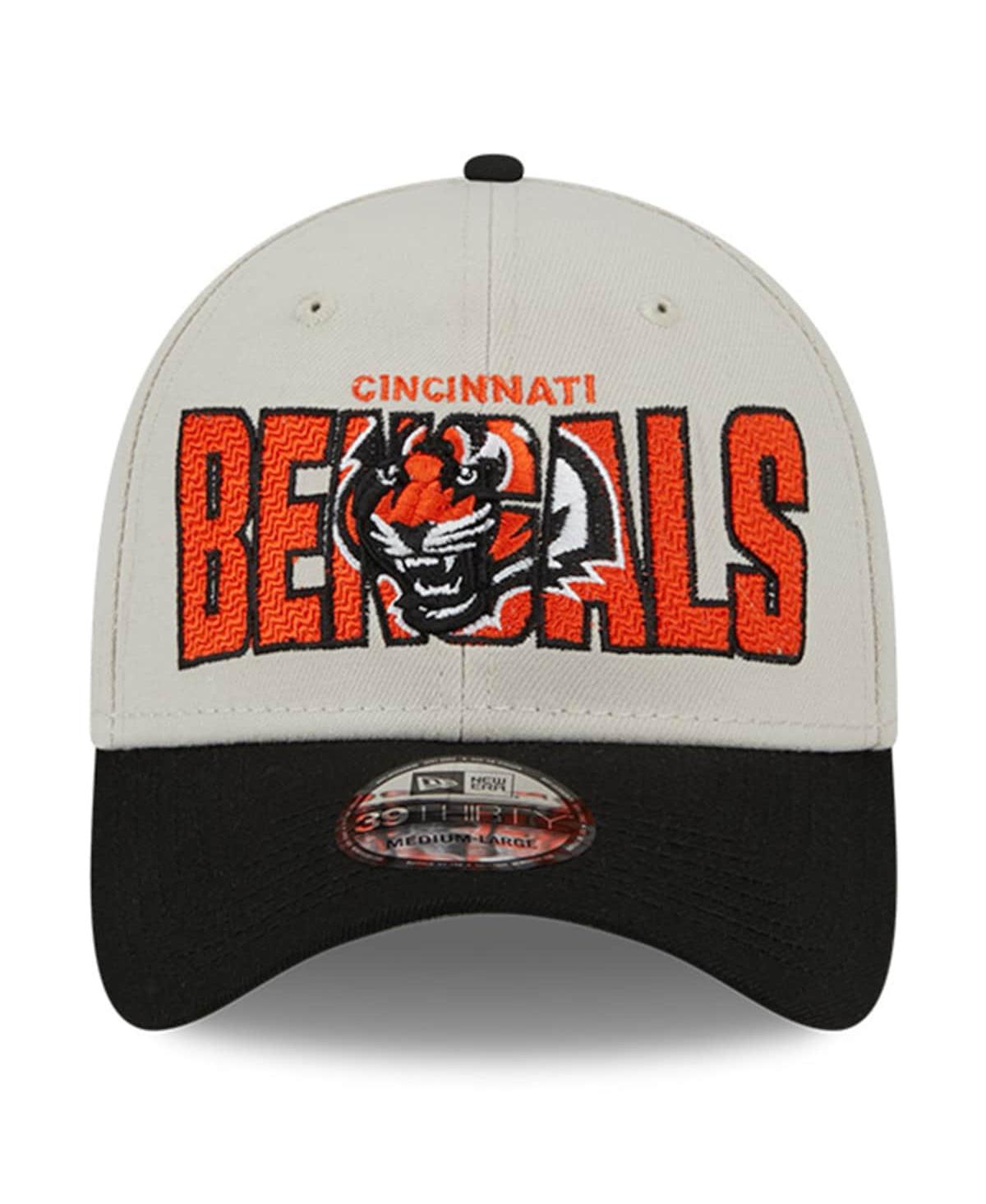 Men's New Era Black Cincinnati Bengals 2023 Nfl Draft 39THIRTY Flex Hat - Black