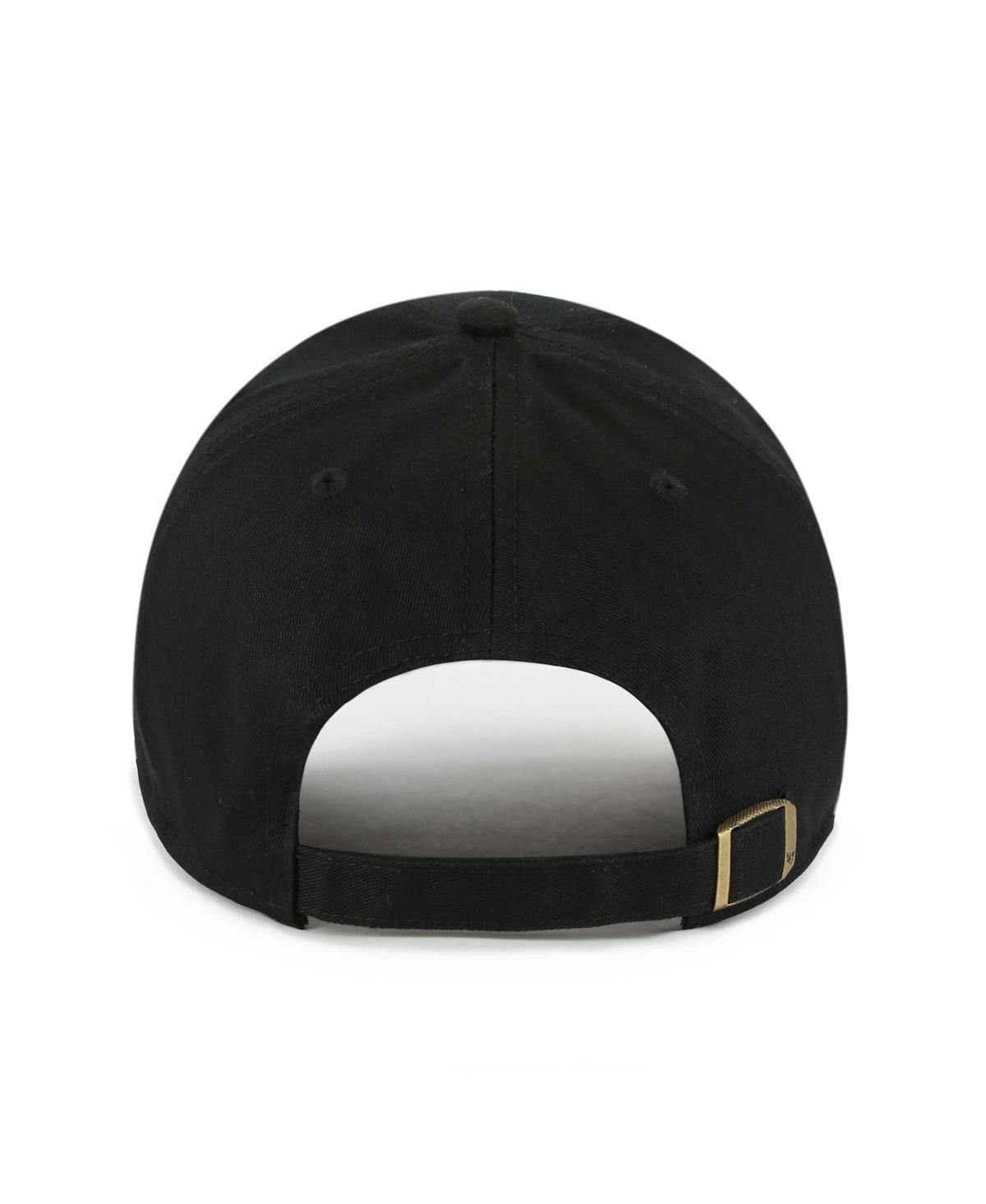 Women's '47 BrandBrooklyn Nets Confetti Undervisor Clean Up Adjustable Hat - Black