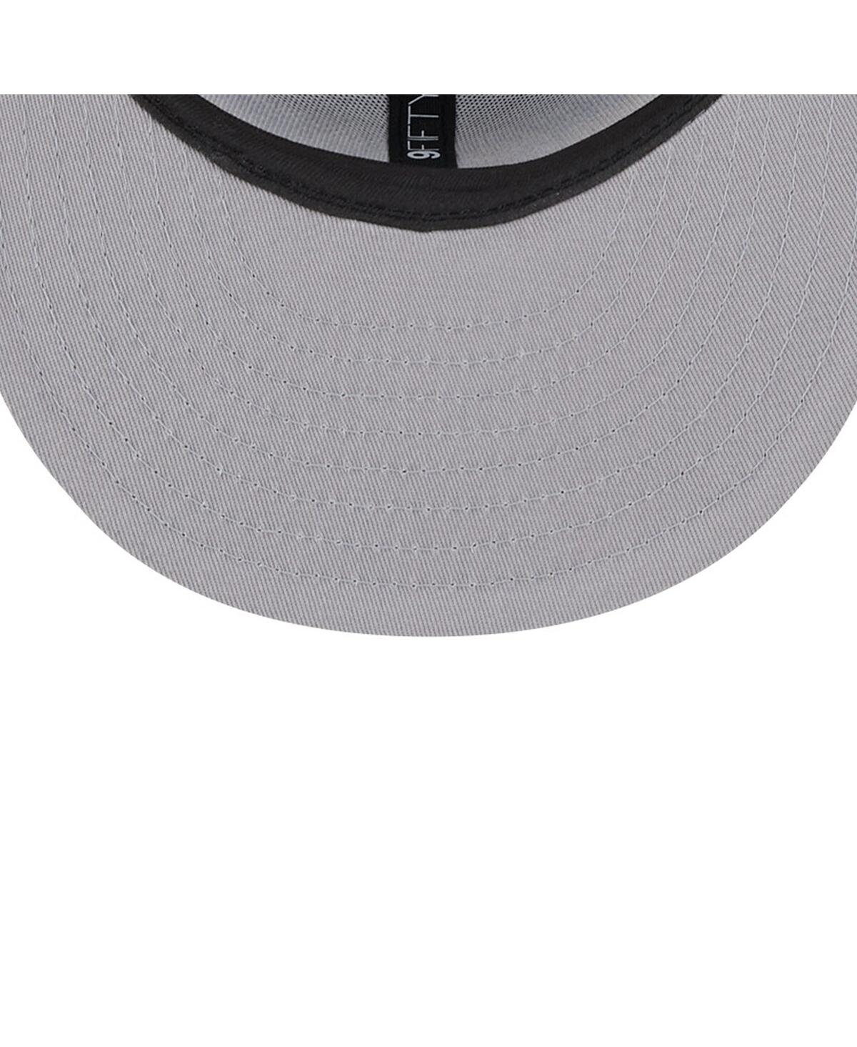 Men's New EraGolden State Warriors Chenille Band 9FIFTY Snapback Hat - Gray