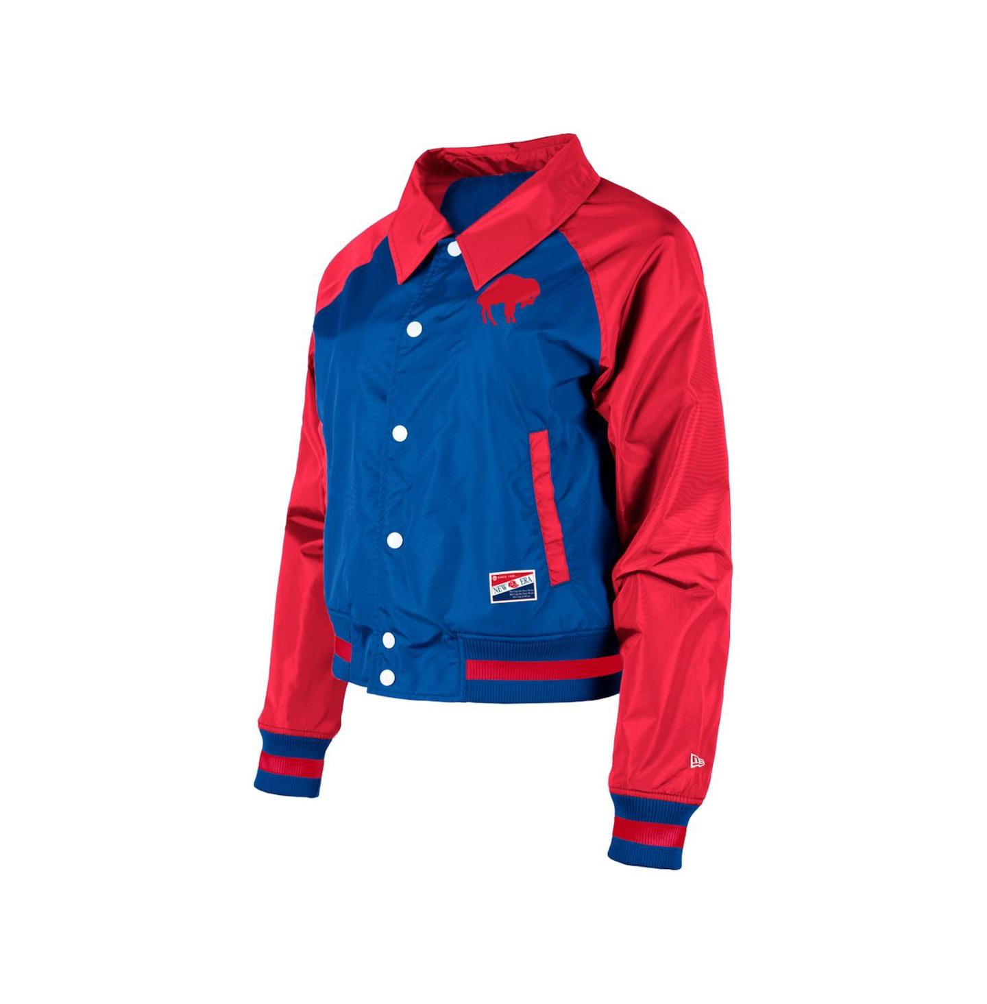Женская куртка New Era Royal Buffalo Bills Coaches Raglan Full-Snap — фото 3