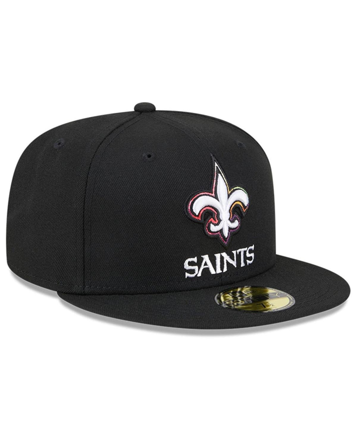 Men's New EraNew Orleans Saints 2023 Nfl Crucial Catch 59FIFTY Fitted Hat - Black