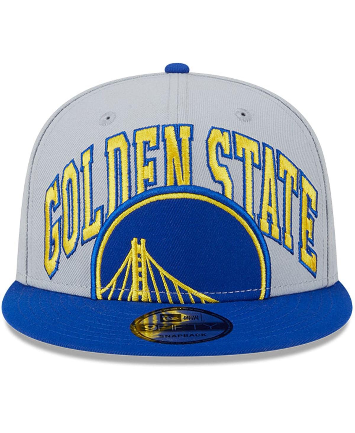 Shop New Era Men's  Gray, Royal Golden State Warriors Tip-off Two-tone 9fifty Snapback Hat In Gray,royal