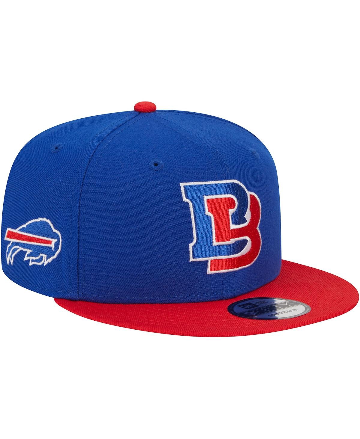 Shop New Era Men's  Royal, Red Buffalo Bills City Originals 9fifty Snapback Hat In Royal,red