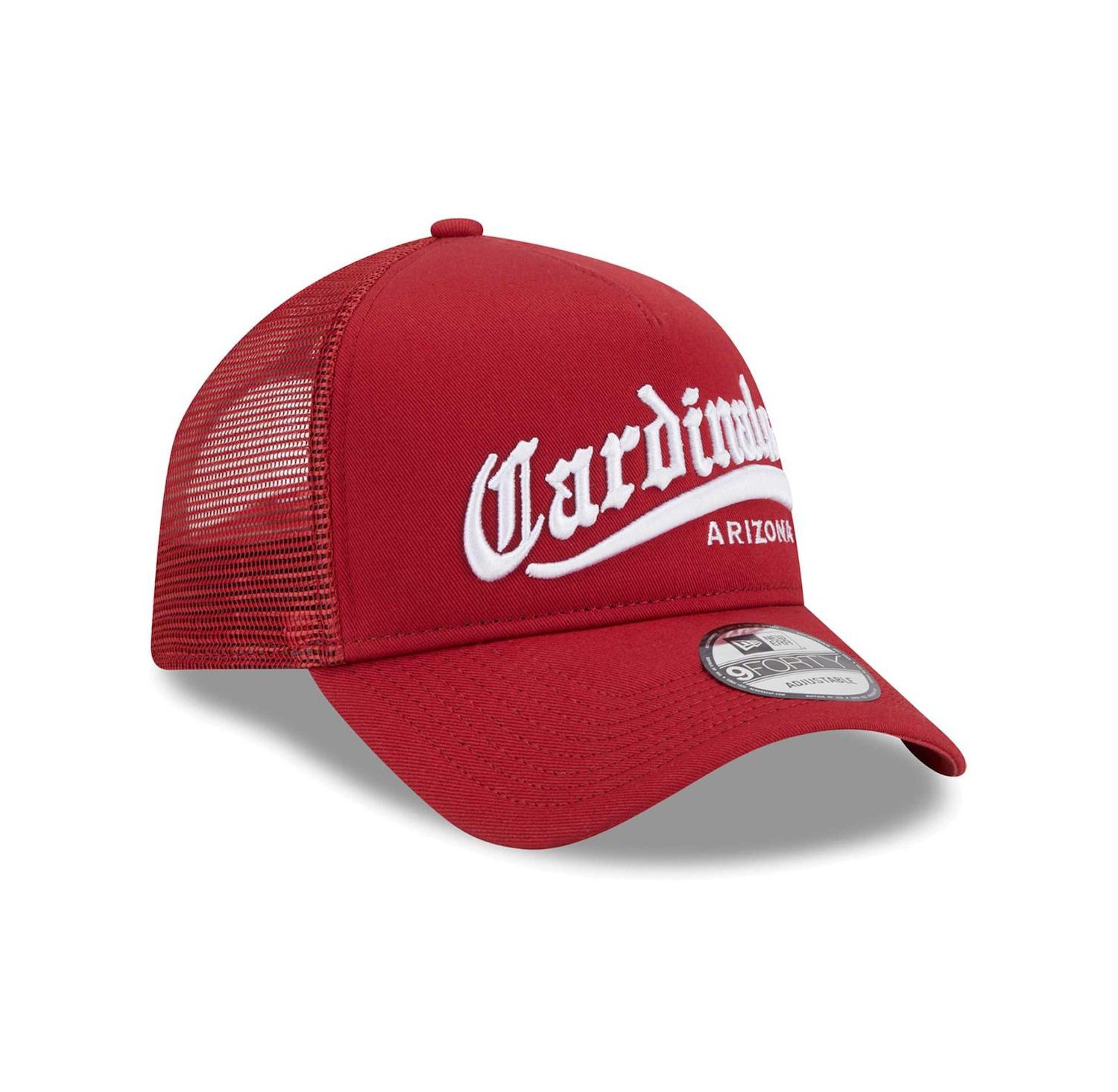 Men's Cardinal Arizona Cardinals Caliber Trucker 9FORTY Adjustable Hat