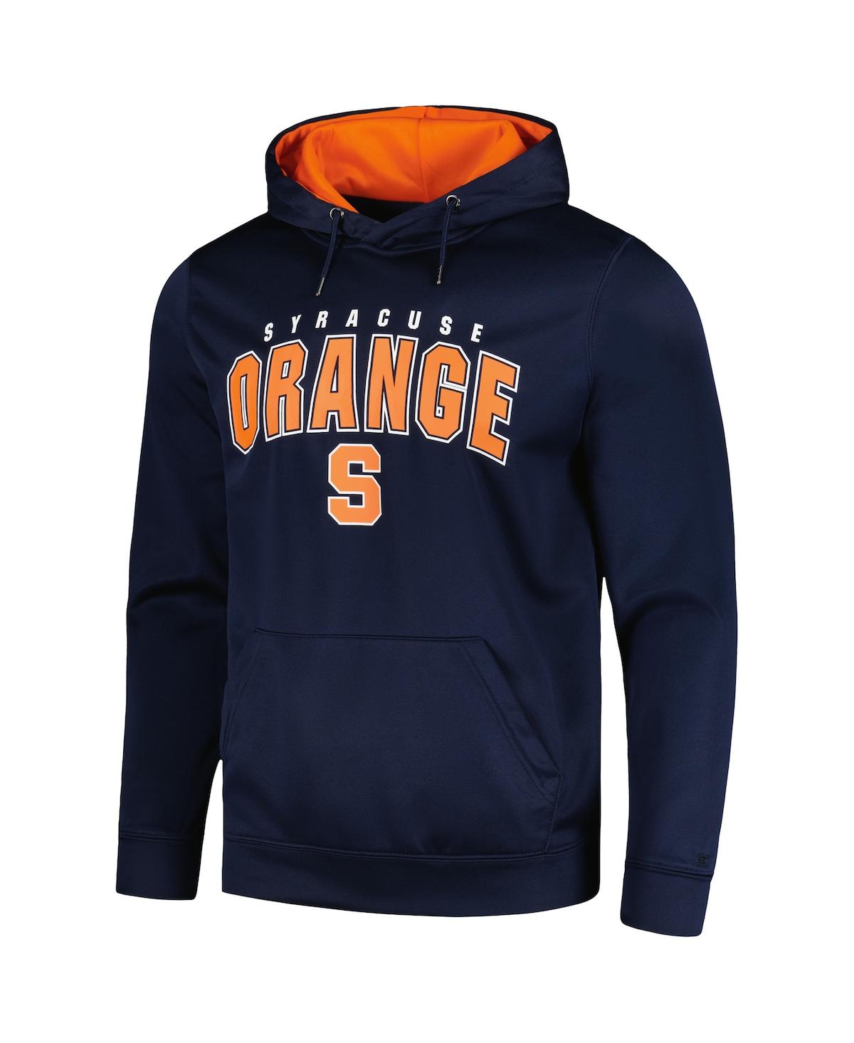 Shop Colosseum Men's  Navy Syracuse Orange Resistanceâ Pullover Hoodie