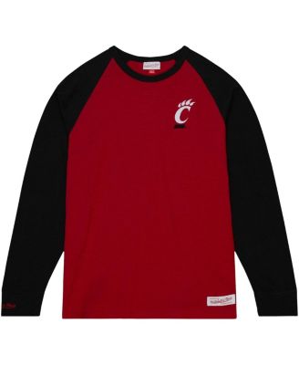 Men's Red Cincinnati Bearcats Legendary Slub Raglan Long Sleeve T-shirt