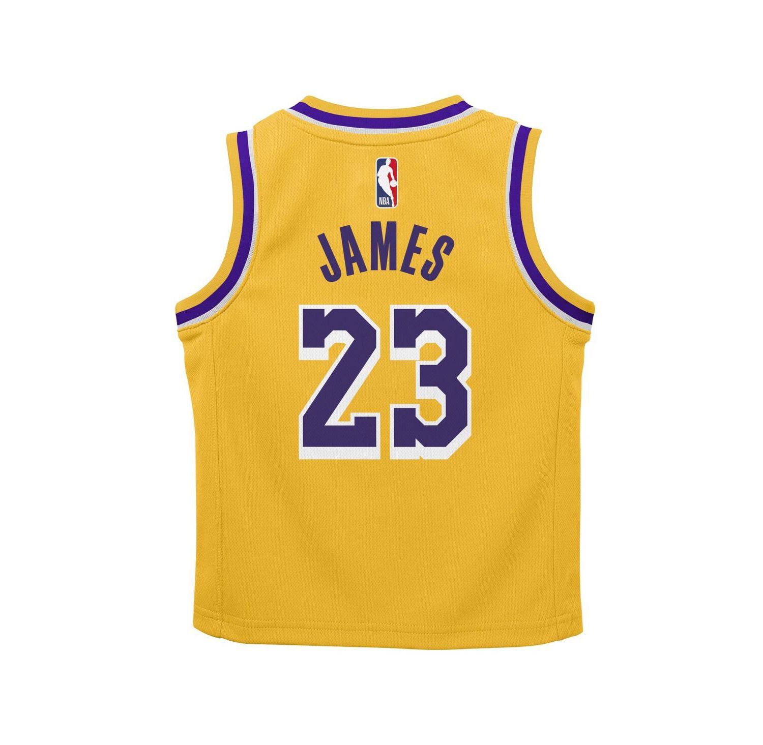 Little Boys and Girls LeBron James Gold Los Angeles Lakers Dri-FIT Swingman Player Jersey - Icon Edition