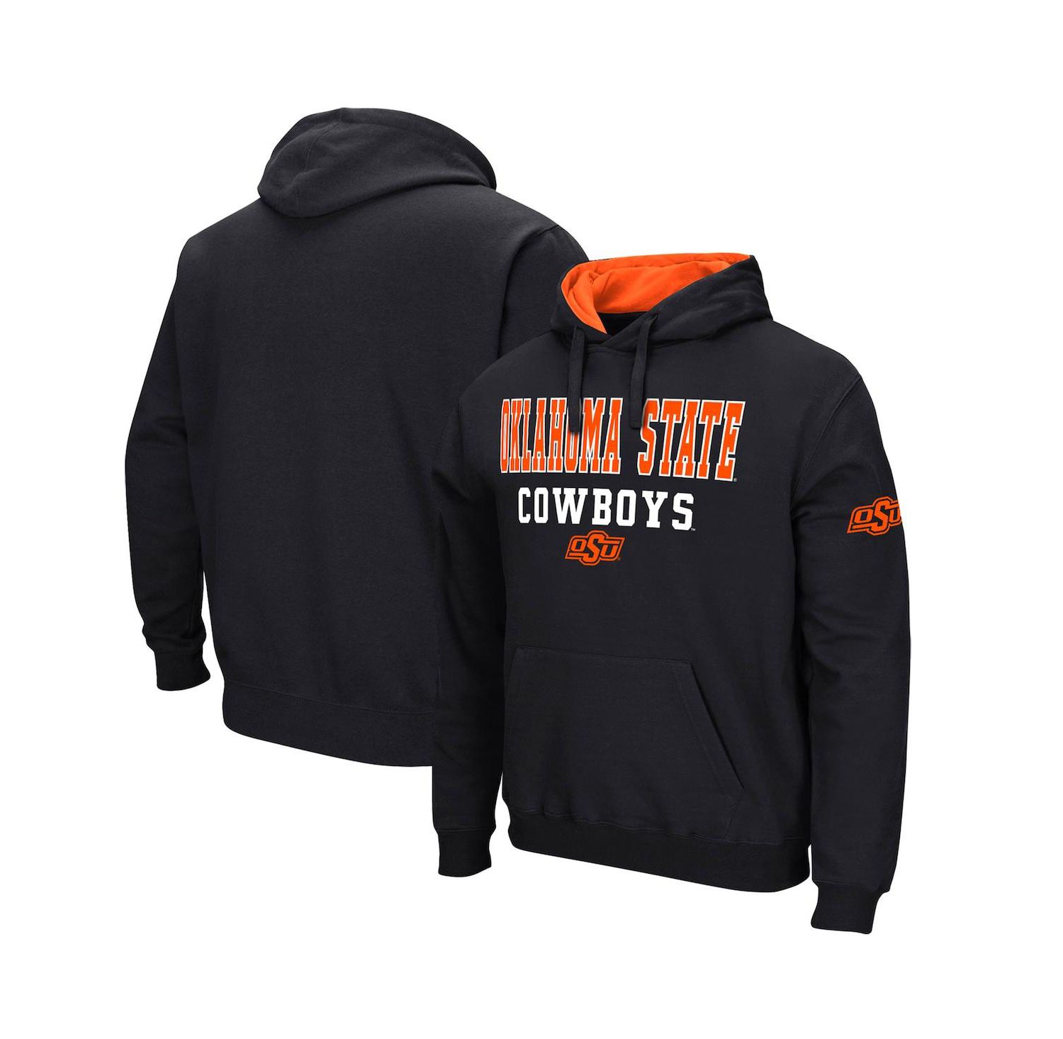 Men's Black Oklahoma State Cowboys Sunrise Pullover Hoodie