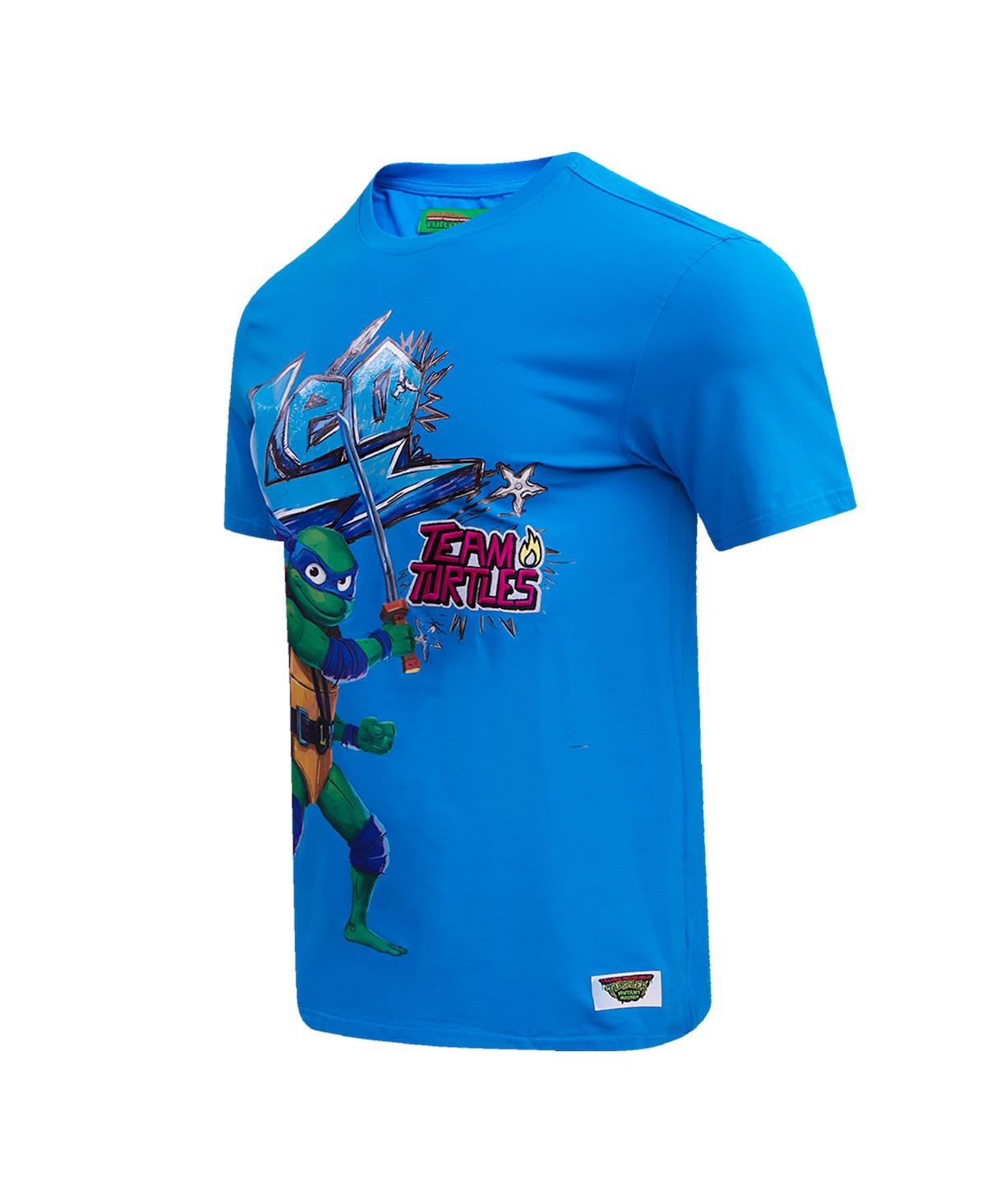 Men's and Women's Freeze MaxTeenage Mutant Ninja Turtles Leo Defender Graphic T-shirt - Blue