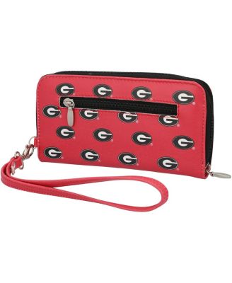 Women's Georgia Bulldogs Zip-Around Wristlet Wallet