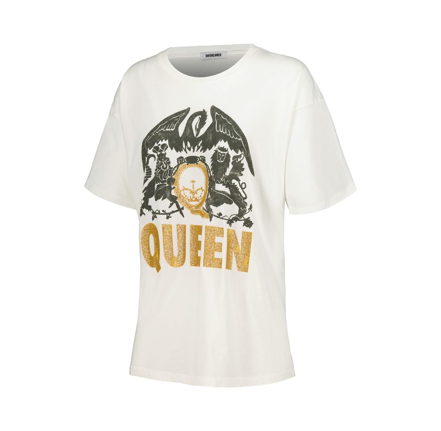 Women's White Distressed Wu-Tang Graphic T-shirt