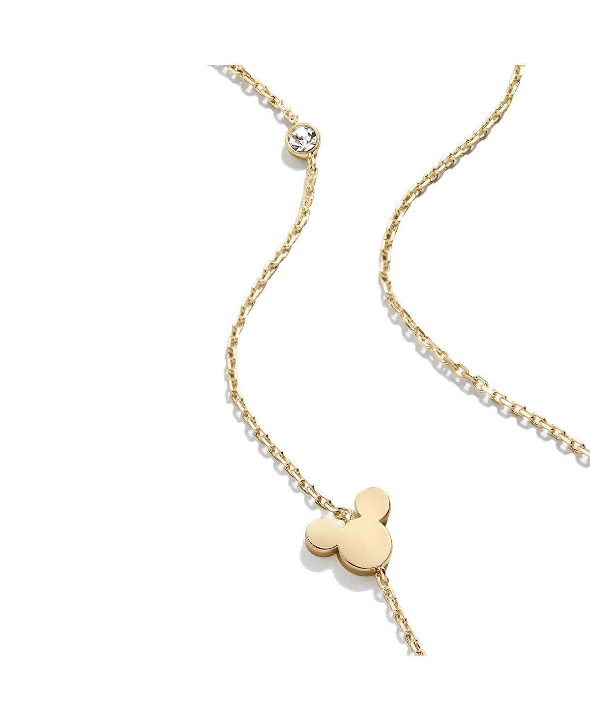 Shop Baublebar Women's  Mickey Mouse Disney Necklace In Gold