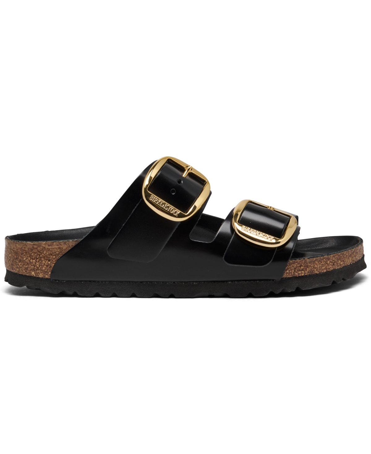 Birkenstock Women's Arizona Big Buckle High Shine Natural Leather Patent Sandals from Finish Line