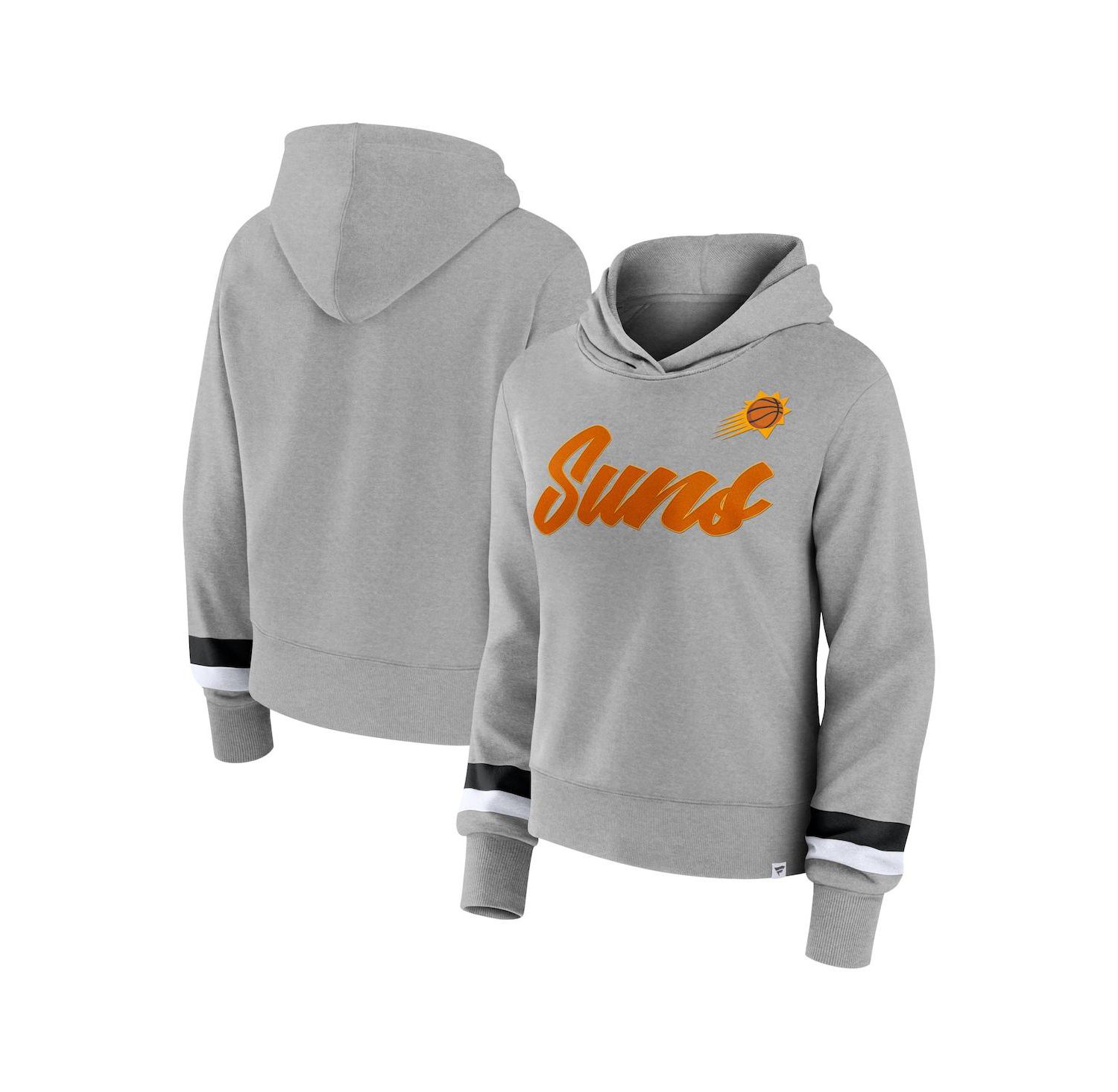 Women's Heather Gray Phoenix Suns Halftime Pullover Hoodie