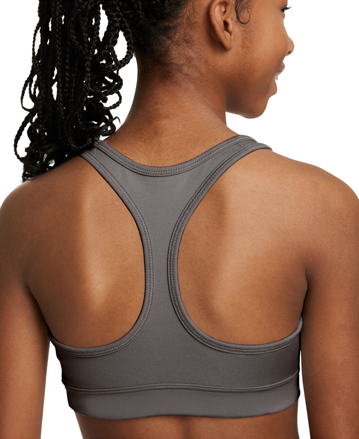 Nike Big Girls Swoosh Sports Bra -whi