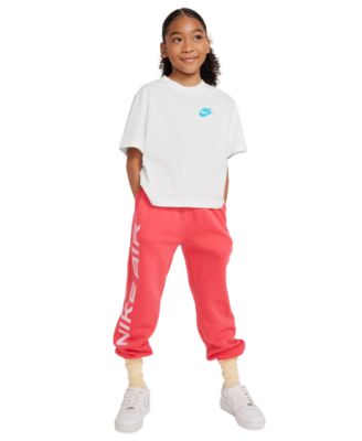 Nike - Big Girls Sportswear Boxy Logo Graphic Cotton T-Shirt