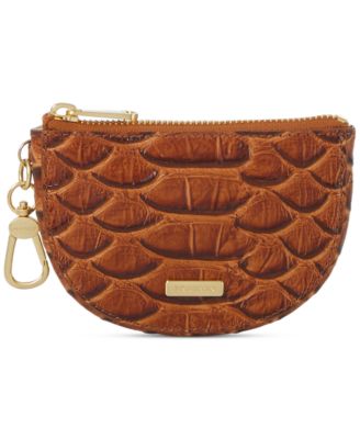 Brahmin - Britt HoneyBrown Saratoga Leather Coin Holder