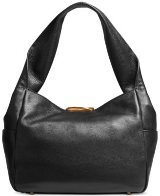 Amagansett Soft-Rolled Leather Shoulder with Sculpted Magnet Closure