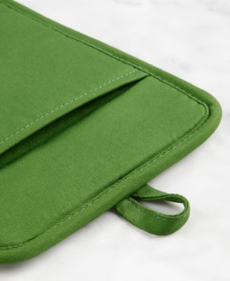 Ribbed Soft Silicone Pot Holder 2-Pack Set, 7" x 9"