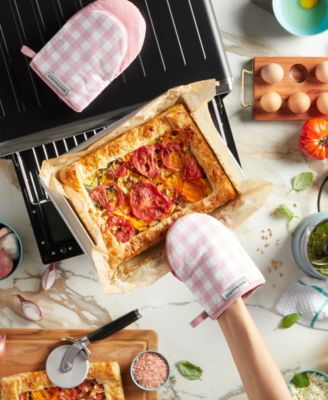 Gingham Mini Oven Mitt 2-Pack Set, 5.5" x 8"