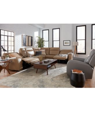 CLOSEOUT! Sheeler Fabric Zero Gravity Sectional Collection, Created for Macy's