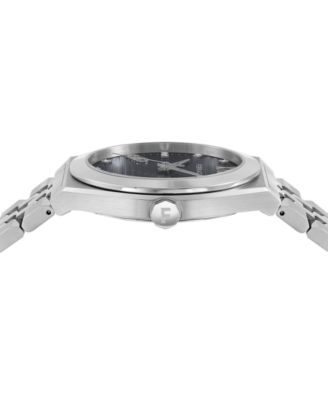 Salvatore Men's Swiss Diamond (1/20 ct. t.w.) Stainless Steel Bracelet Watch 40mm