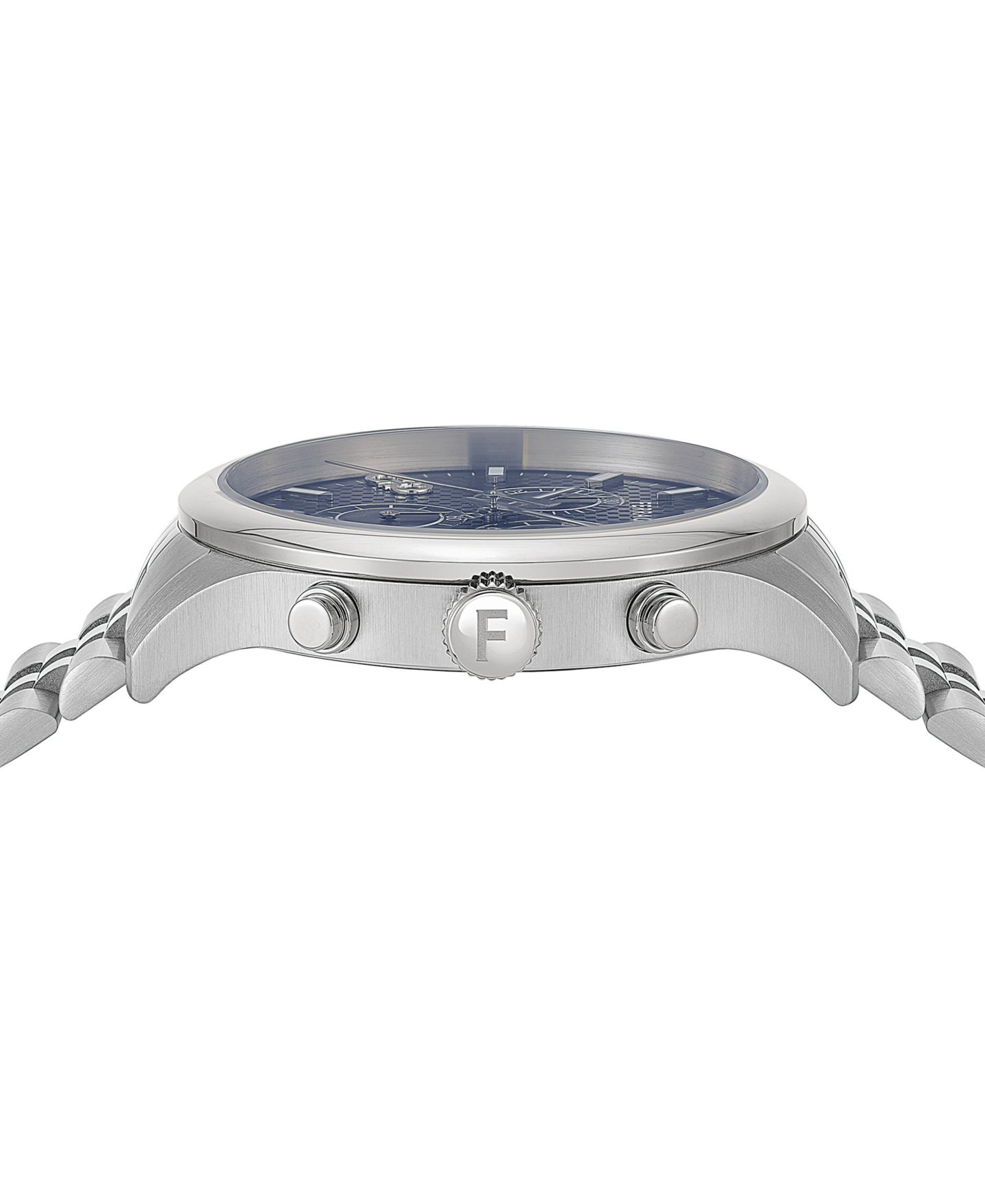 Мужские часы Ferragamo Salvatore Swiss Chronograph Stainless Steel Bracelet Watch 42mm — фото 2