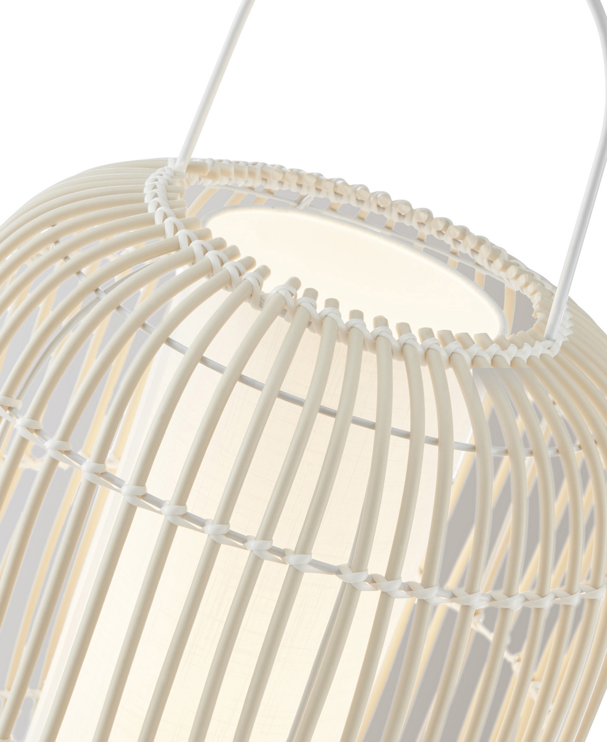 Lite Source Outdoor Cordless Clement Table Lamp In White