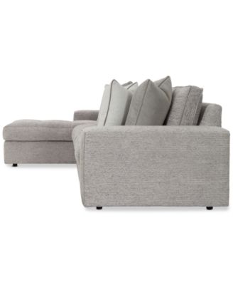 Tycer 126" 2-Pc. Fabric Sectional, Created for Macy's