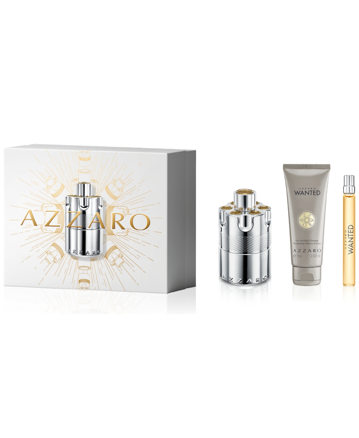 Azzaro Men's 3-pc. Wanted Eau De Parfum Gift Set In No Color