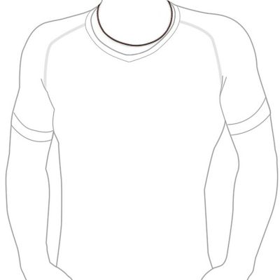 Set of 2 Braided Leather Cord Necklaces with Sterling Silver Clasp - Black & Brown 18-24 Inch