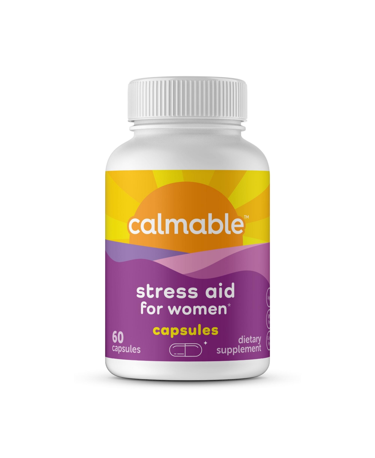 Stress Relief Aid for Women Capsules - Stress Relief - Gaba, 5-htp, Ashwagandha - 60 Capsules - Open Miscellaneous
