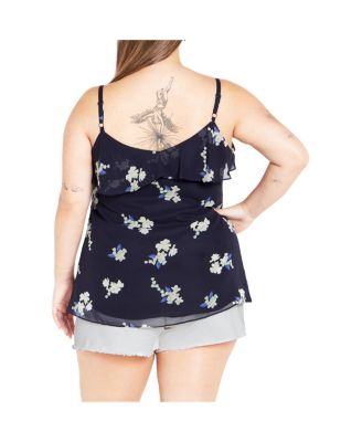 Plus Size Nicole Print Cami
