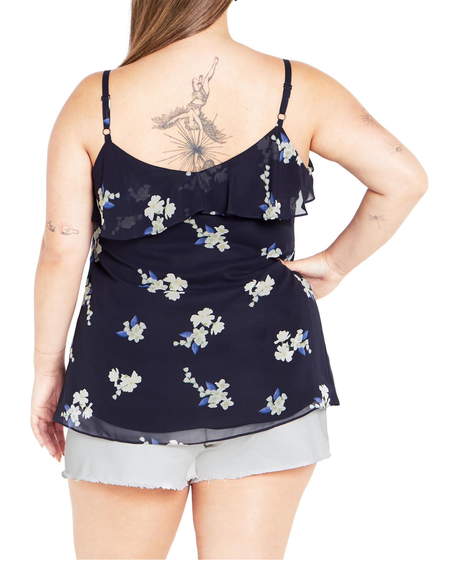 Plus Size Nicole Print Cami