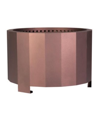 Aries Portable Steel Smokeless Wood Burning Outdoor Firepit with Waterproof Cover