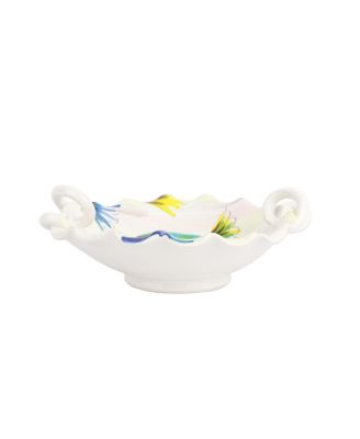 Pesci Colorati Handled Scallop Bowl