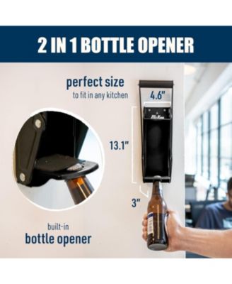 16 oz. Metal Can Crusher: Heavy-Duty Wall-Mounted Recycling Smasher