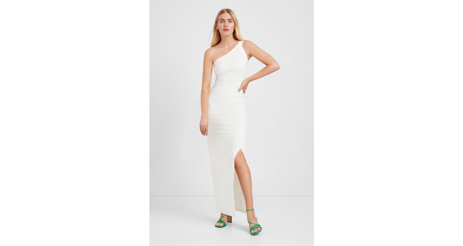 Women's Robin One-Shoulder Side-Slit Floor-Length Evening Gown